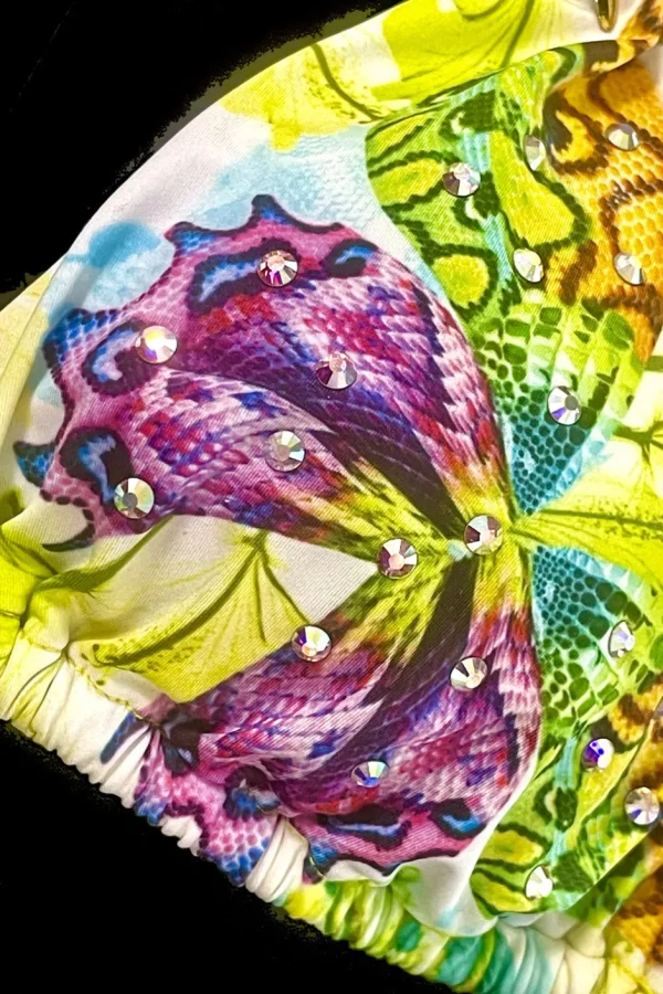 Italian Prints*Sauvage Swimwear Butterfly Halter